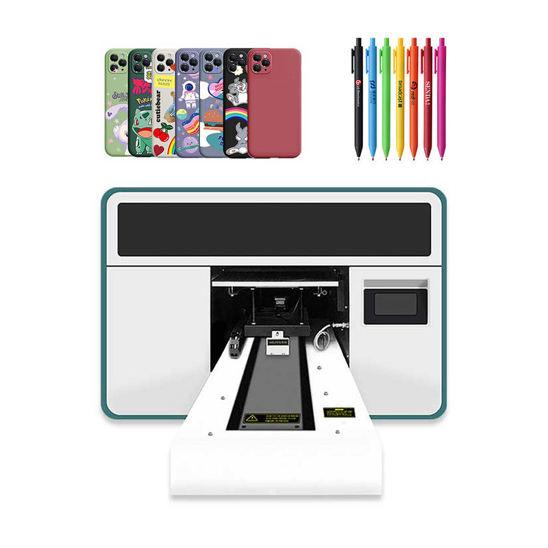 U1HD Printhead UV Hybrid Printer A3 Размер 3D печататель телефонных чехлов