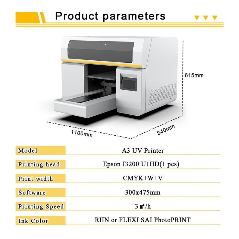 Печатная машина для футболок все в одном принтер размером А3 с головкой Epson I3200 U1