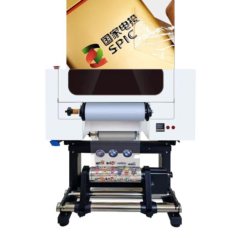 A3 UV DTF принтер AB Film Roll To Roll Sticker 30CM UV DTF принтер для бутылок из акрилового пластика