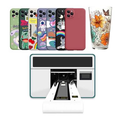 А3 Размер 6 Цветной УФ гибридный принтер Гибридная УФ-принтер 1200dpi разрешение