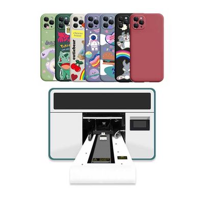 Ультрафиолетовый гибридный принтер для рабочего стола Ультрафиолетовый светодиодный плоский принтер размером А3 с головой I3200